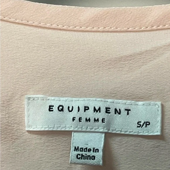 Equipment Elegant Pink Blouse - Picture 6 of 6